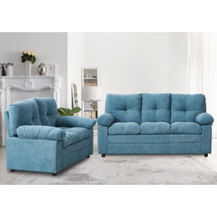 Blue Living Room Sets & Couches You'll Love | Wayfair